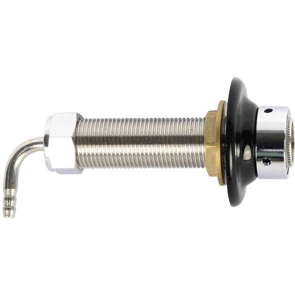 Intertap Faucet Shank - 4 in. Stainless Steel w/ nut and nipple
