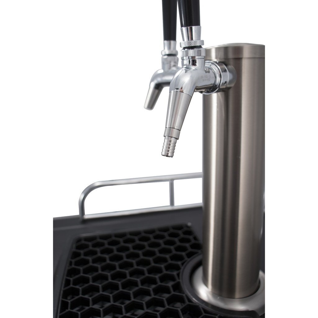 Stainless Steel Slip-In Growler Filler for Intertap/NukaTap Faucets