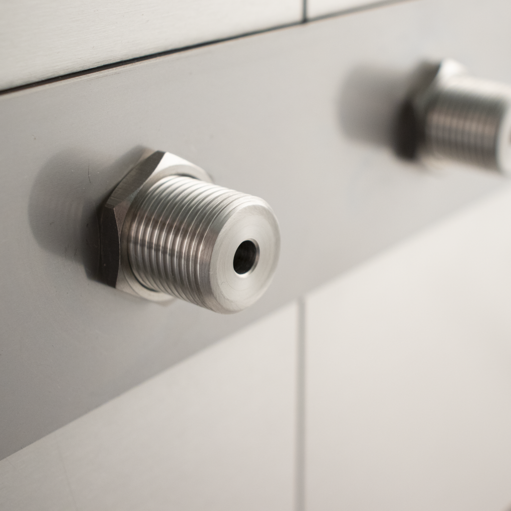 KOMOS Stainless 4 Tap Jockey Box - Rear Entry