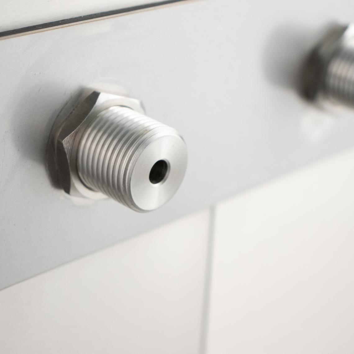 KOMOS Stainless 2 Tap Jockey Box - Rear Entry