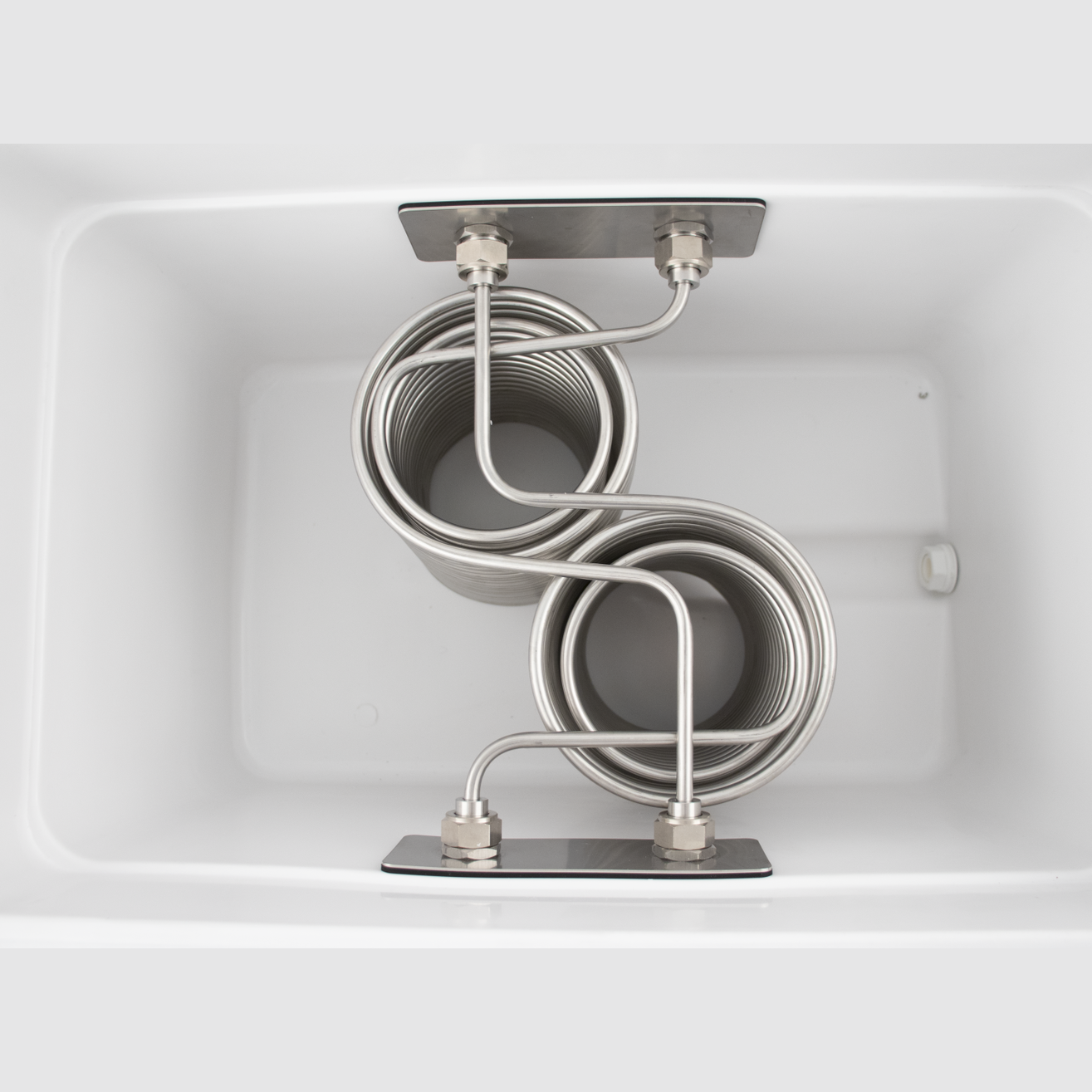 KOMOS Stainless 2 Tap Jockey Box - Rear Entry