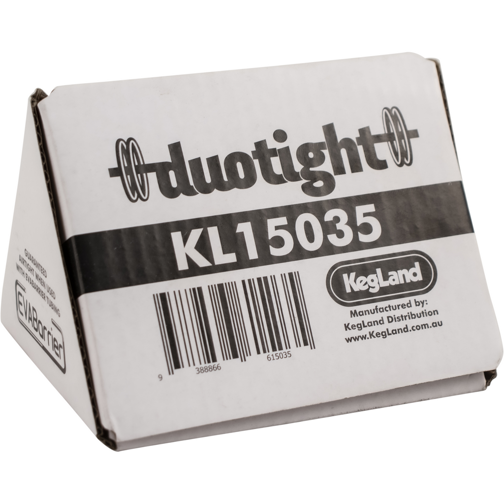 Duotight In-Line Plastic Regulator w/ Integrated Pressure Gauge (0-60 psi) - 8 mm