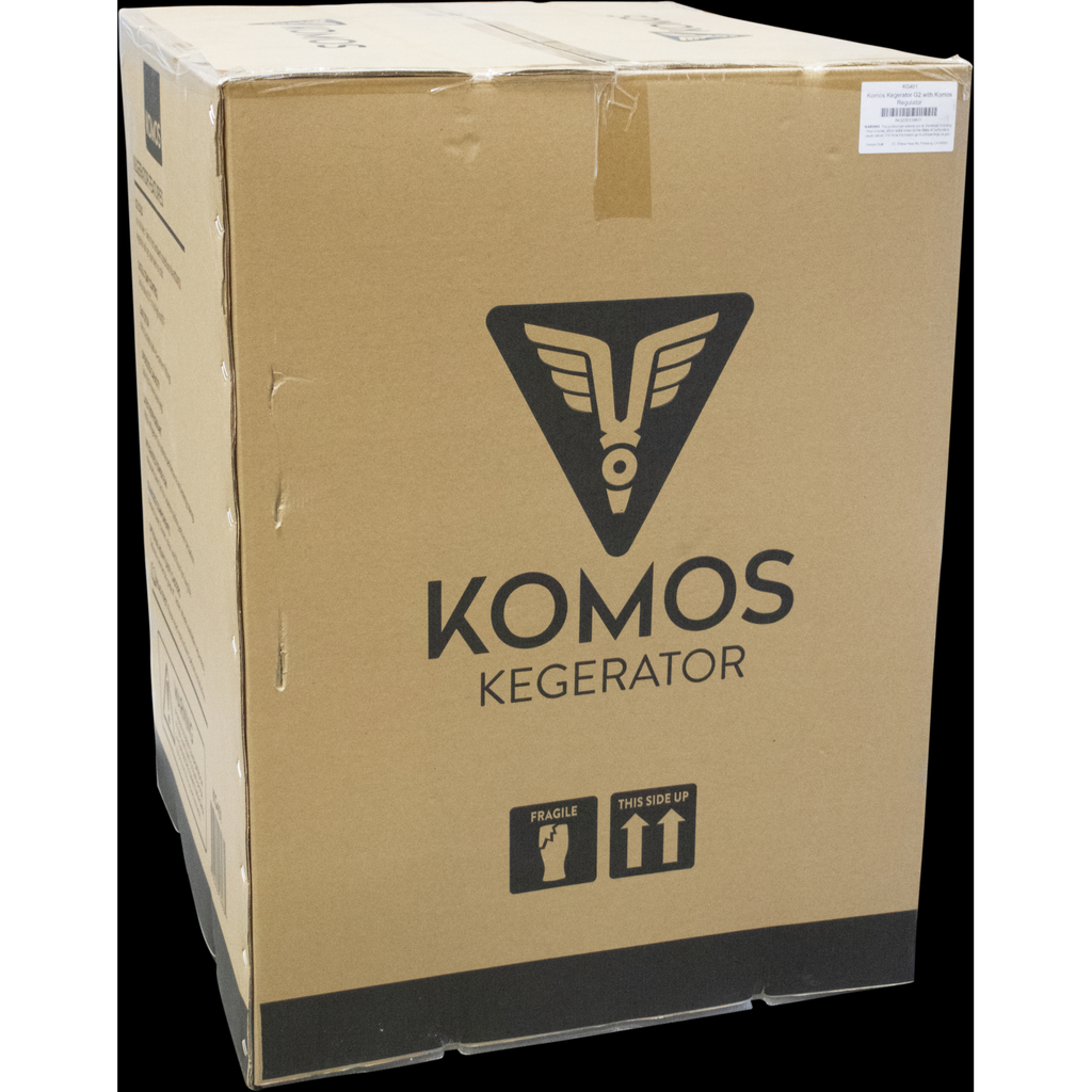 Komos Kegerator V2 with Komos Regulator - REFRIGERATOR ONLY