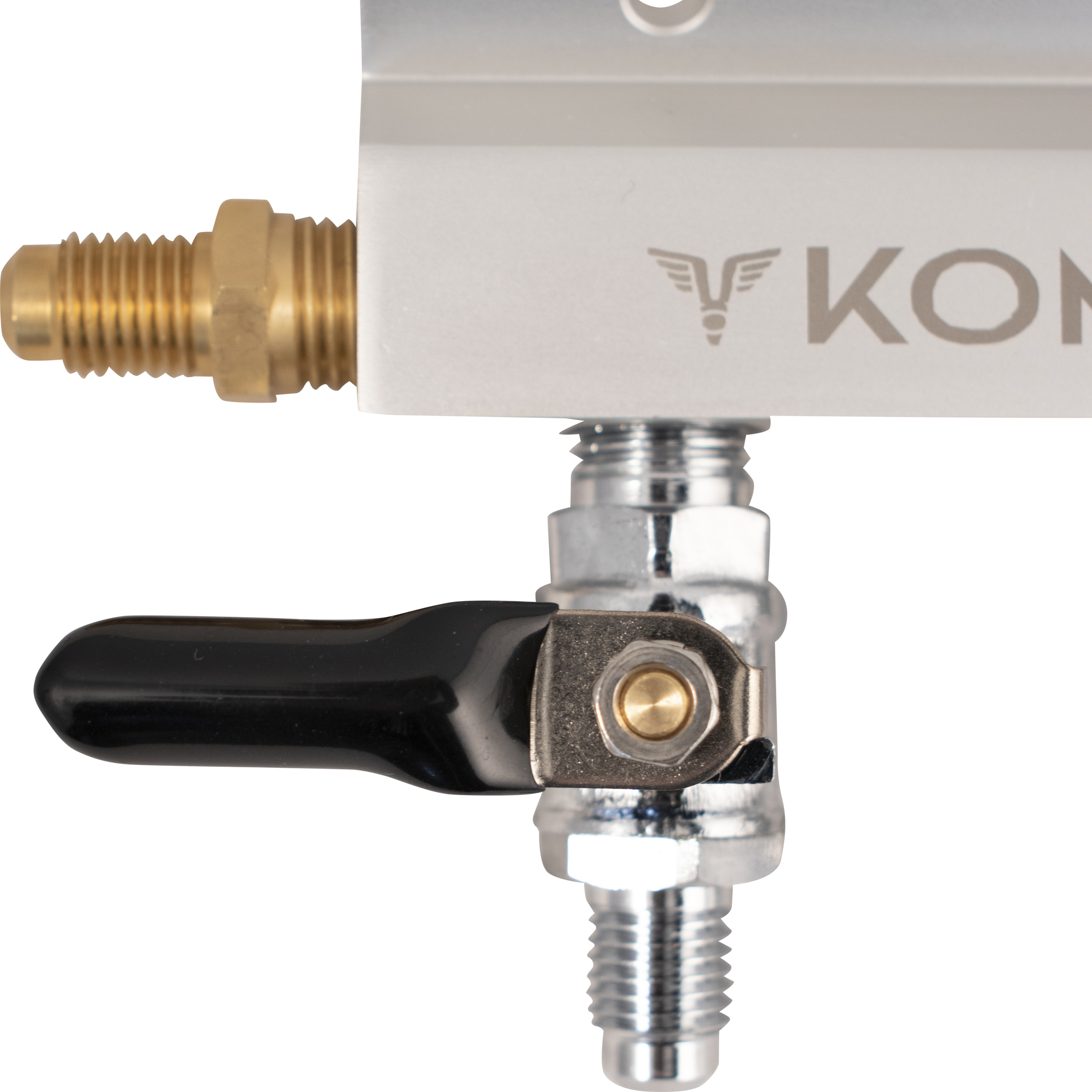KOMOS Gas Manifold - Aluminum - 1/4" Flare - PLACEHOLDER