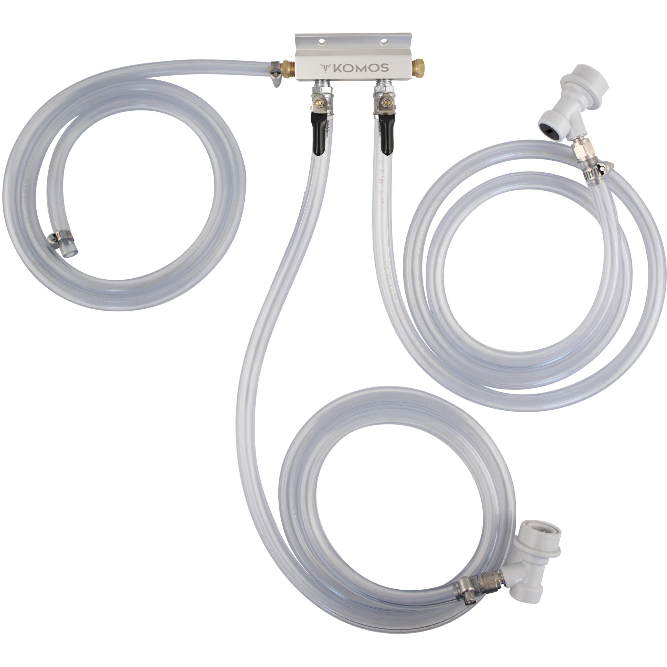 Komos Jockey Box Connection Kit - 2 Tap Ball Lock