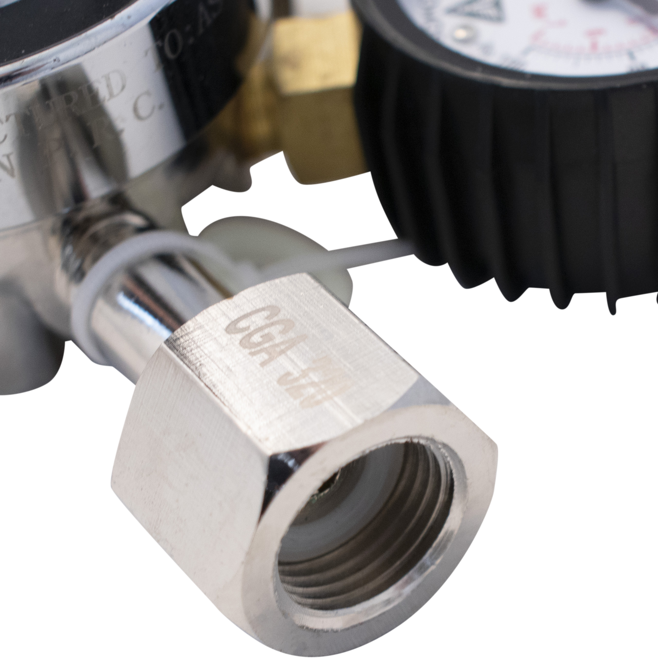 KOMOS Premium Dual Body CO2 Regulator - Three Gauge