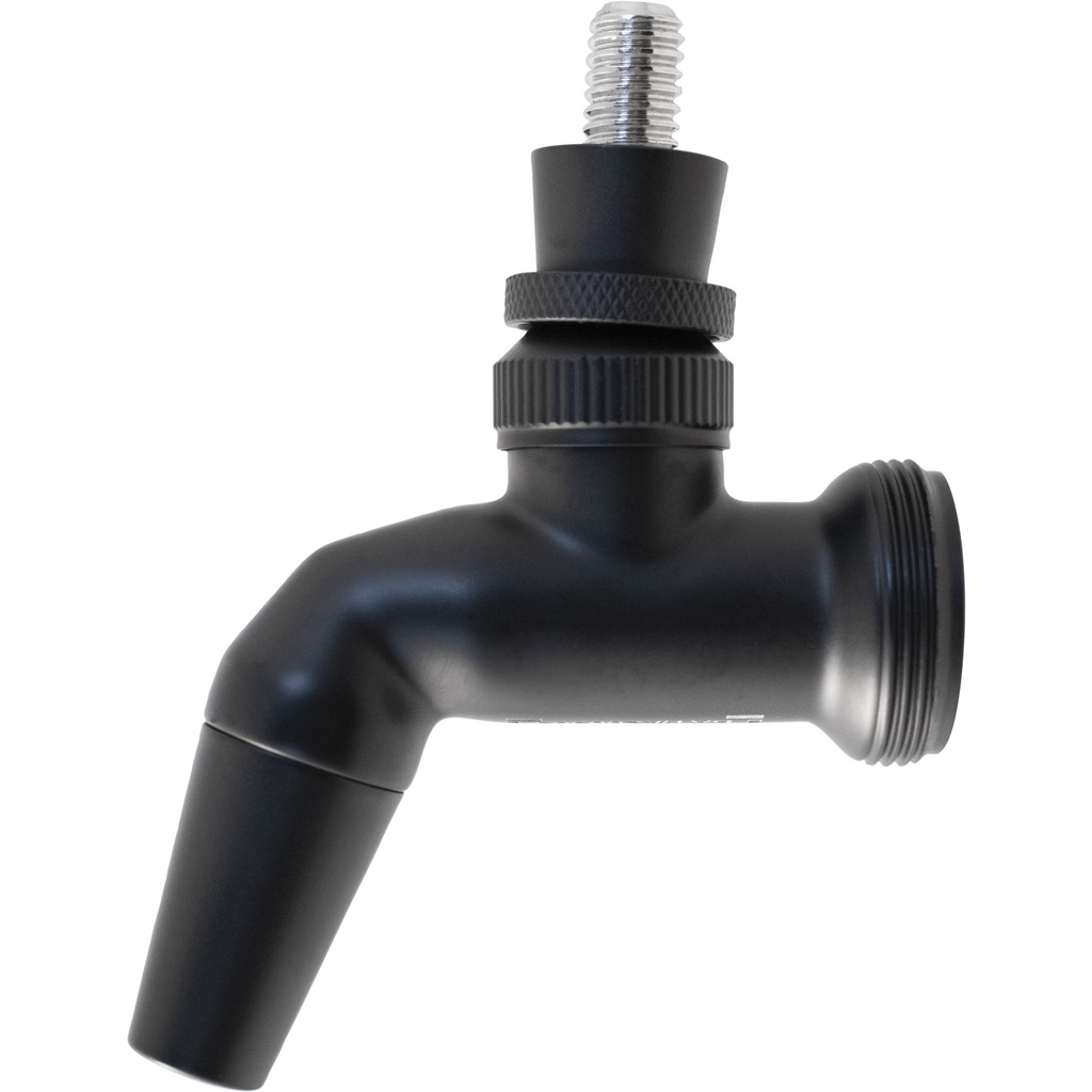 Nukatap Stealth Bomber Stainless Steel Faucet (Matte Black / Black Spout)