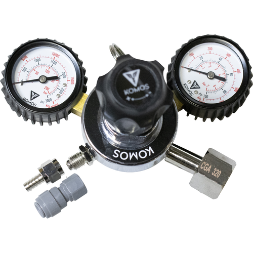 Komos V2 Kegerator with Stainless Tower and NukaTap Faucets - PLACEHOLDER