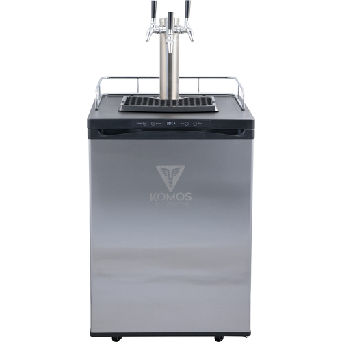 Komos V2 Kegerator with Stainless Tower and NukaTap Faucets - PLACEHOLDER