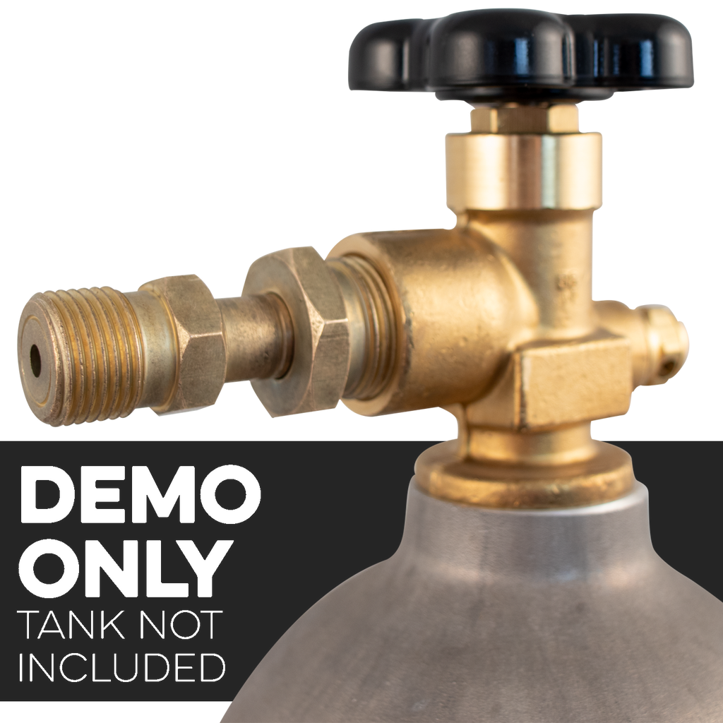 KOMOS Regulator Adapter - CO2 to Nitrogen/Argon