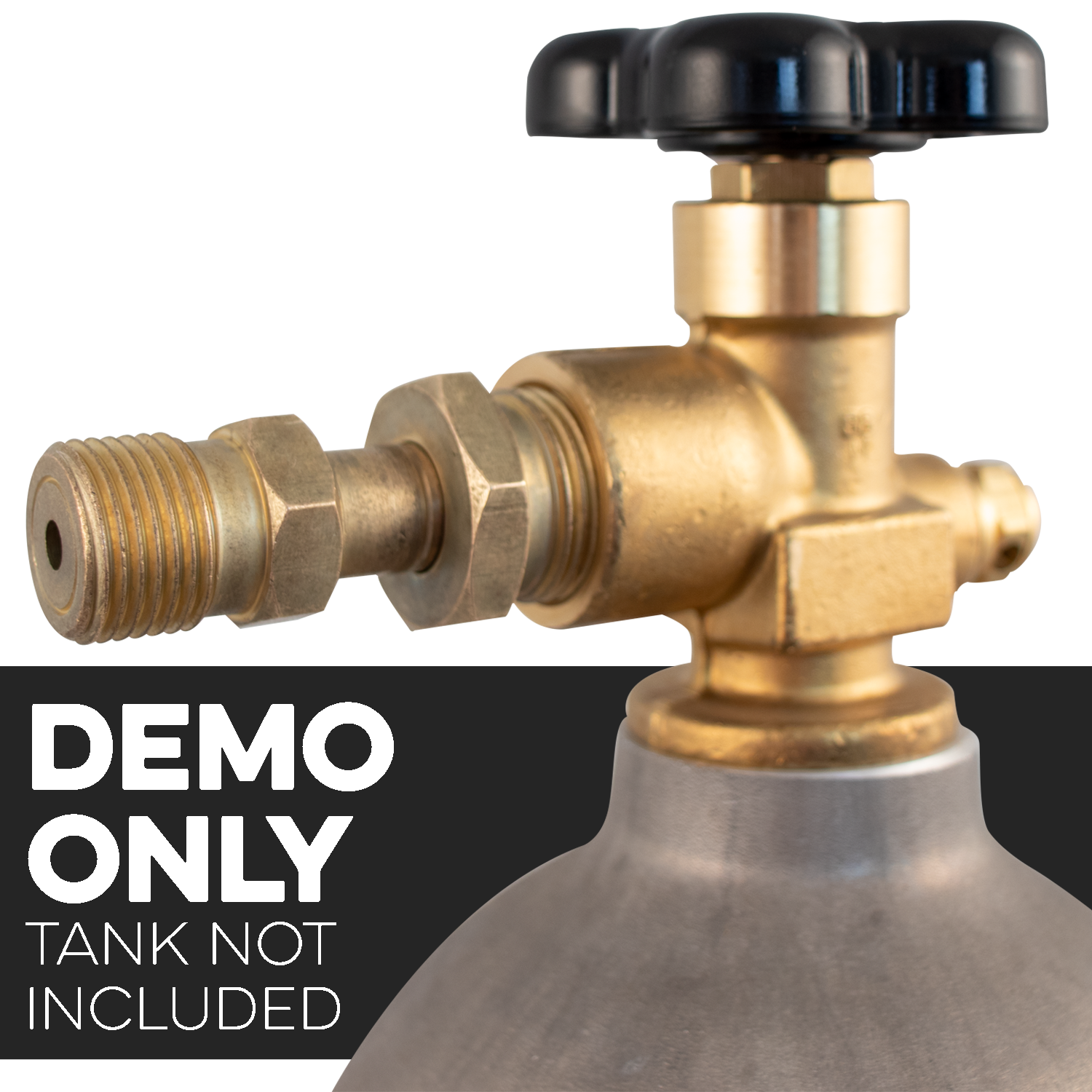 KOMOS Regulator Adapter - CO2 to Nitrogen/Argon