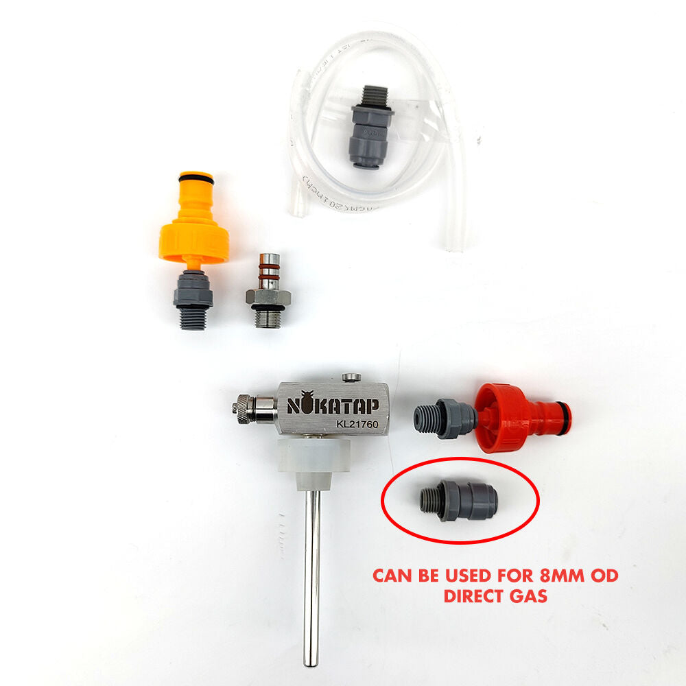 Nukatap® Counter Pressure Bottle Filler | Oxygen Purge Button | Telesc ...