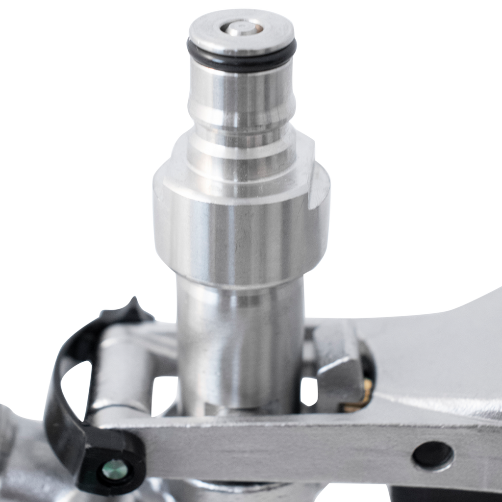 KOMOS Keg Coupler - D-Style Sanke Coupler with PRV (Stainless) w/ Ball Lock Quick Disconnect (QD) Adapters