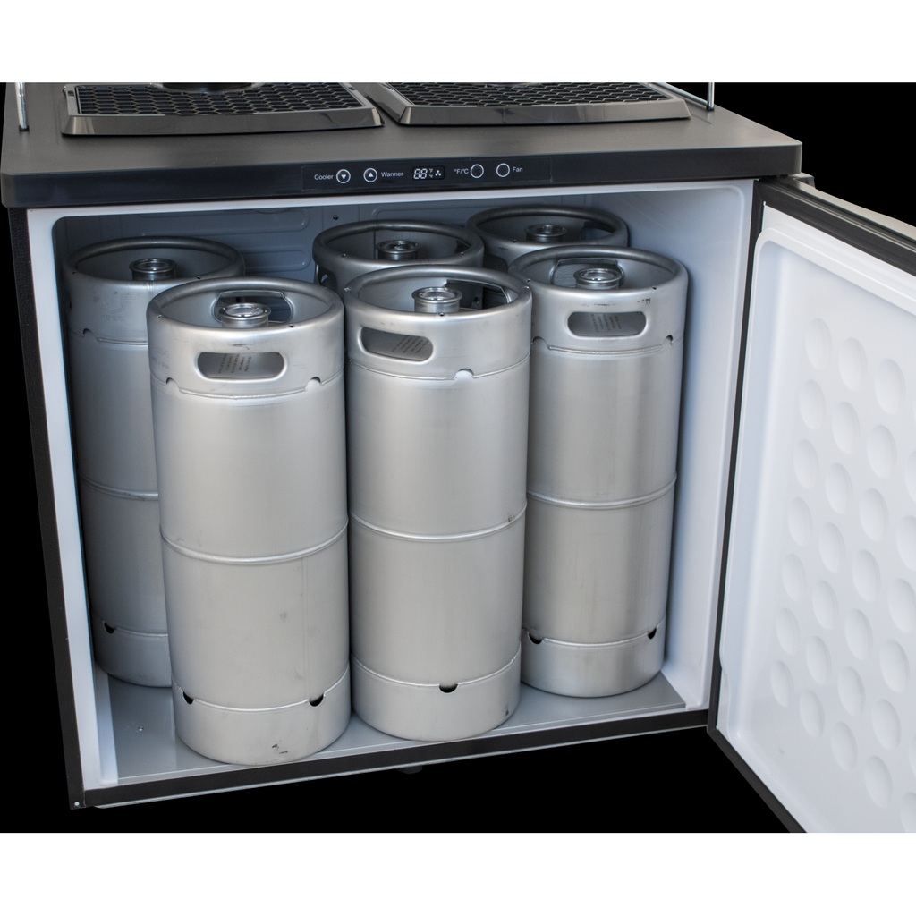 Komos Double-Wide Kegerator with Komos Regulator - REFRIGERATOR ONLY