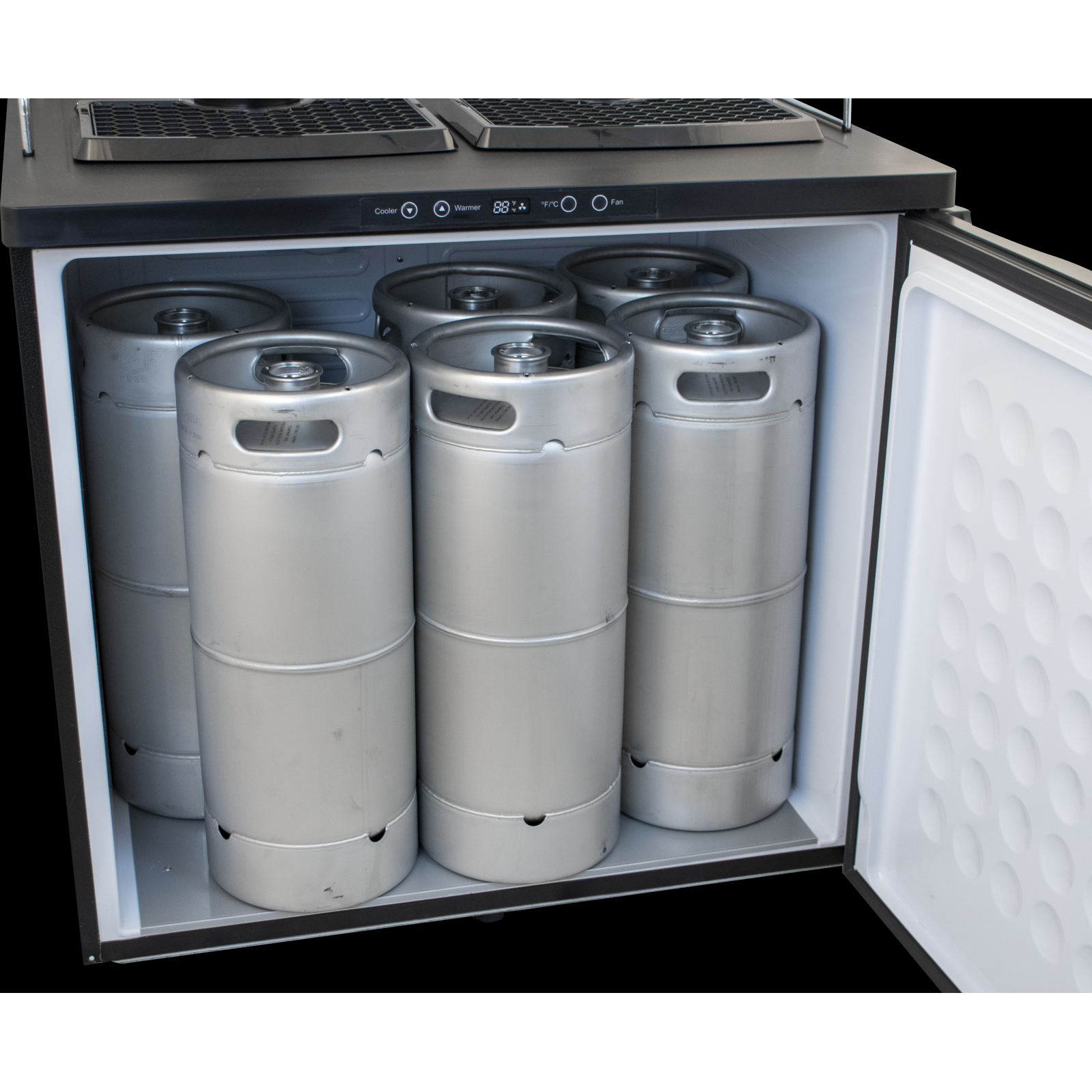 Komos Double-Wide Kegerator with Komos Regulator - REFRIGERATOR ONLY