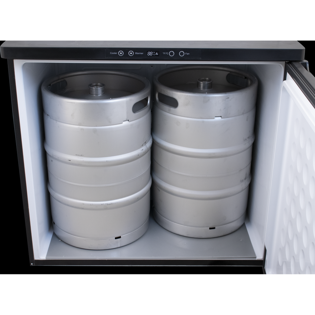 Komos Double-Wide Kegerator with Komos Regulator - REFRIGERATOR ONLY
