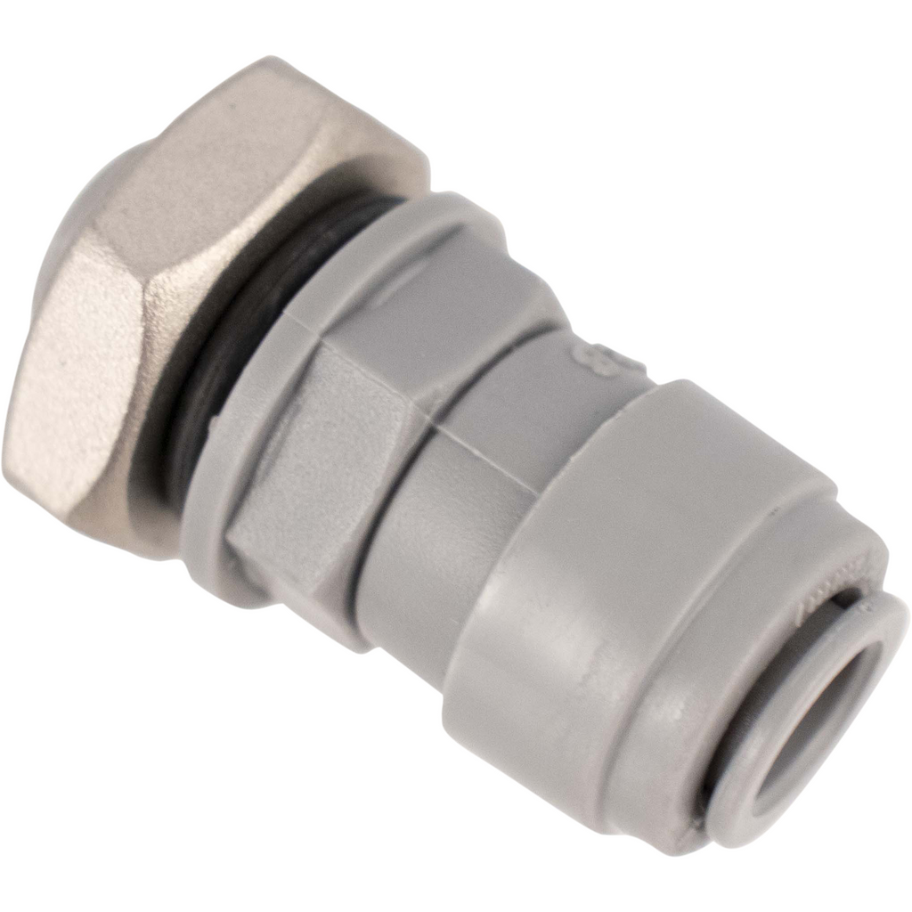 Duotight - 8mm (5/16) x 1/4 in. BSP Male Bulkhead w/ Seated O-Ring & Locking Nut