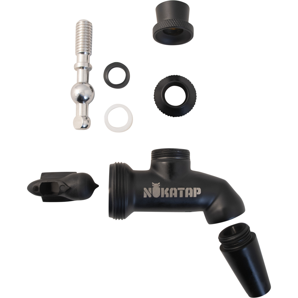 Nukatap Punisher Edition Stainless Steel Faucet (Matte Black / SS Spout)