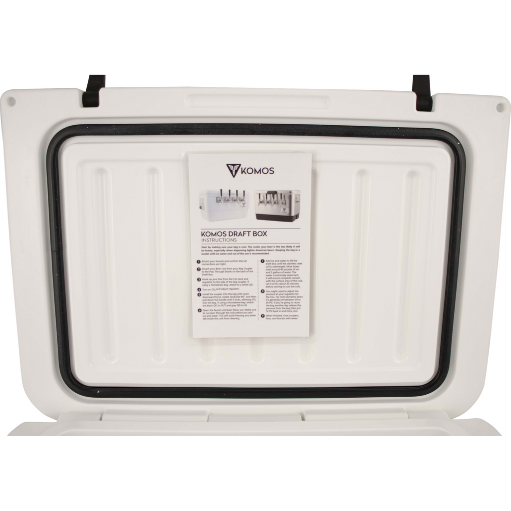 KOMOS Rubicon 4 Tap Jockey Box - Front Entry