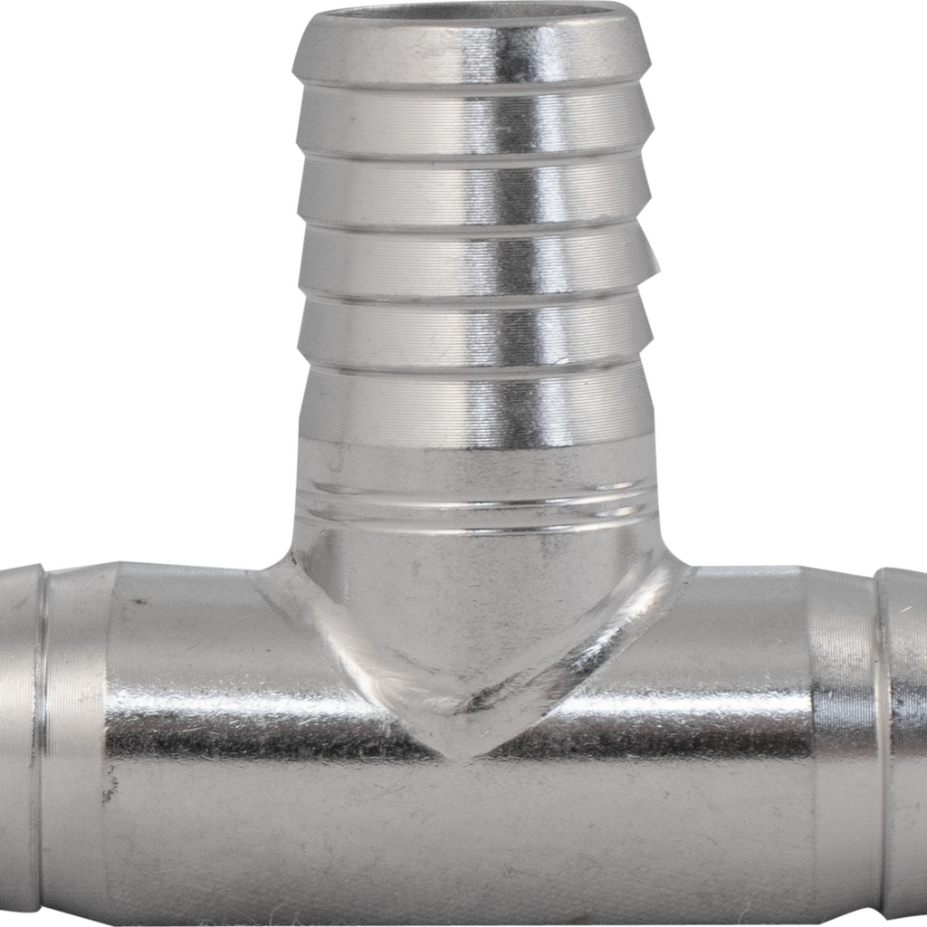 Komos - Stainless Tee - 13 mm (1/2 in.) Barb