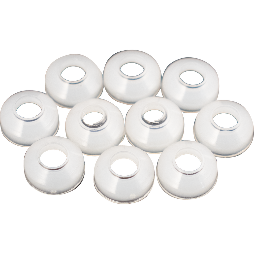 Komos - 1/4 in. Nylon Flare Washer - Pack of 10