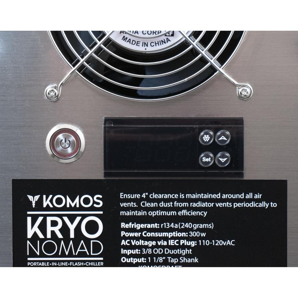 Komos Kryo Nomad - Double Tap Electric Keg Dispenser - 110V