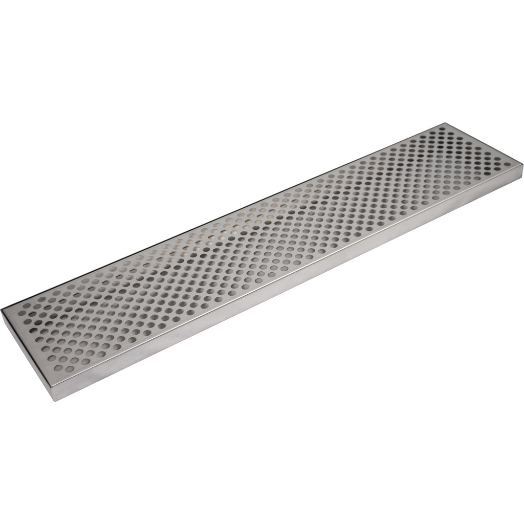 Komos Double-Wide Drip Tray - Countertop Stainless Steel - 29.5 in. x 6.7 in.