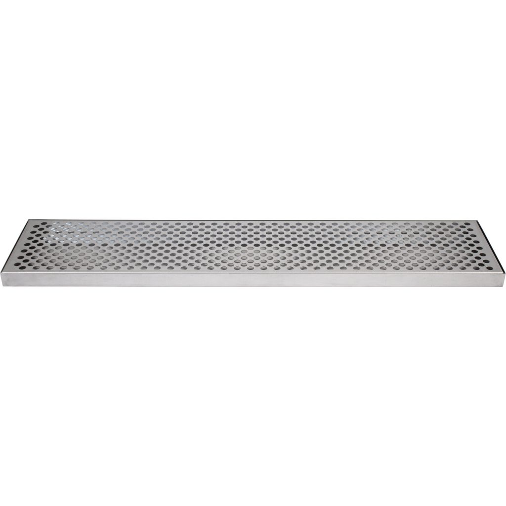 Komos Double-Wide Drip Tray - Countertop Stainless Steel - 29.5 in. x 6.7 in.