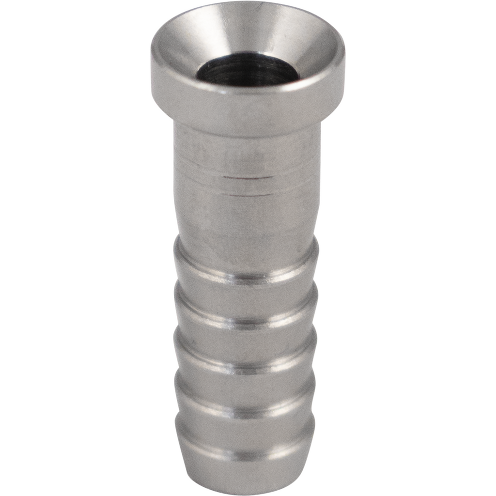 Komos - Stainless Flare Fitting - 1/4 in. Swivel Nut & Barb