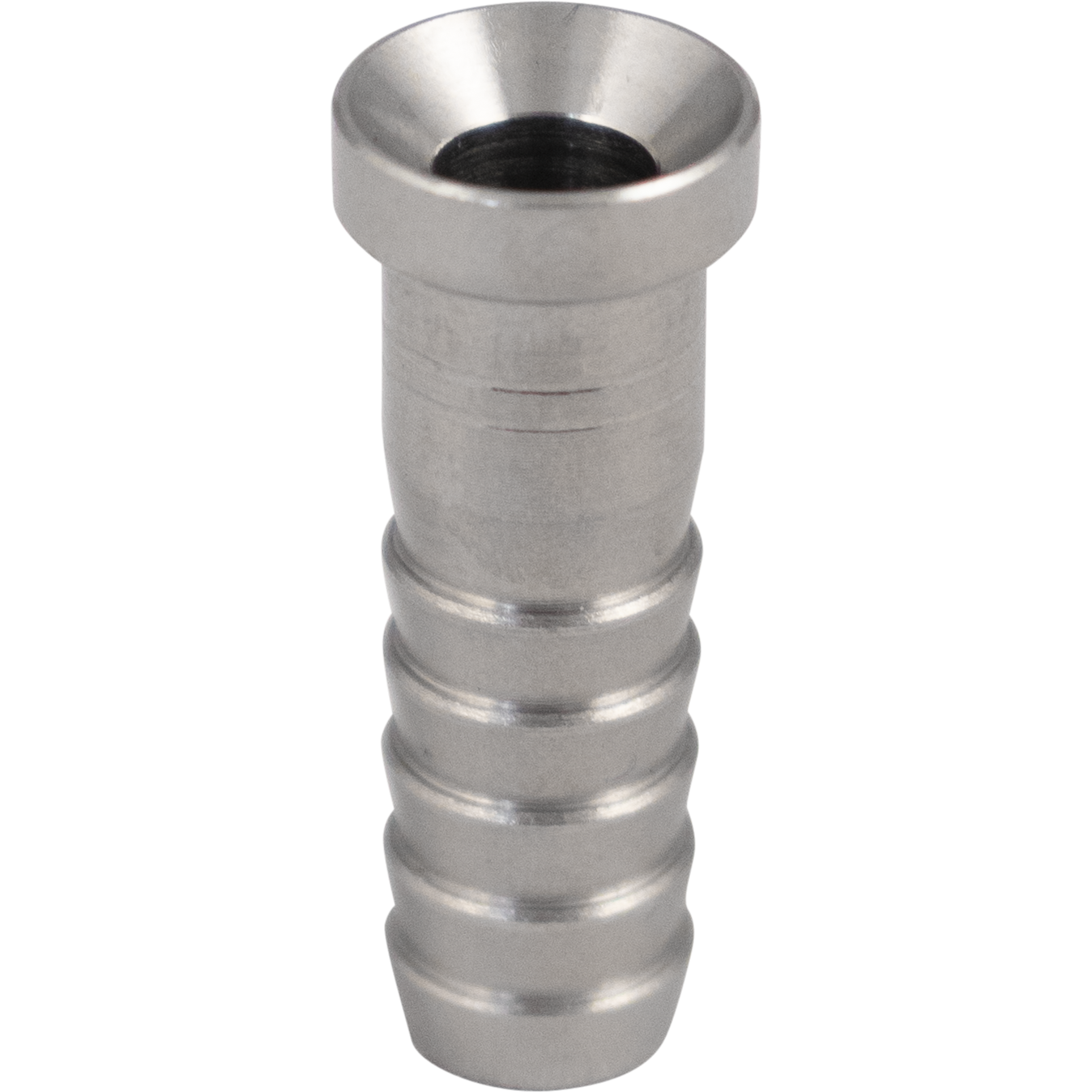 Komos - Stainless Flare Fitting - 1/4 in. Swivel Nut & Barb
