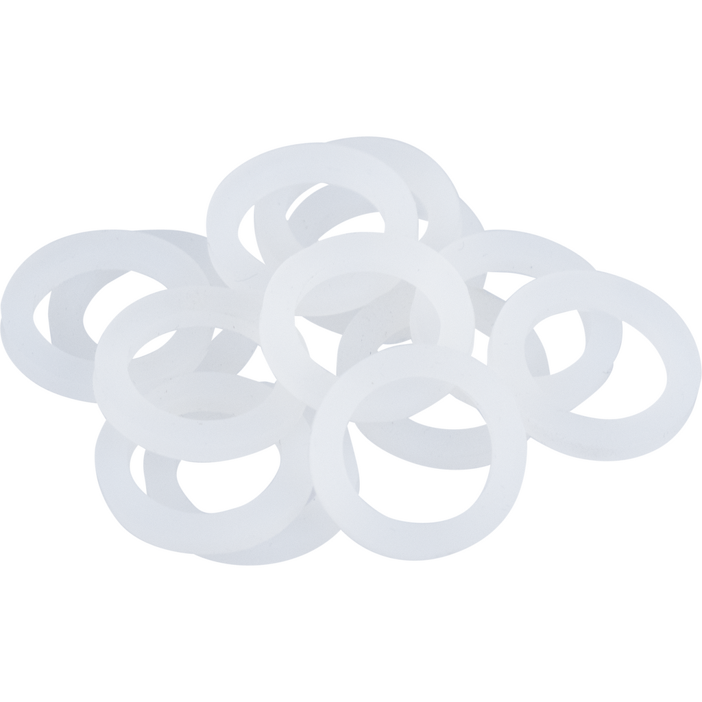 Komos - 5/8 in. Silicone Washers - Tailpiece Gaskets - Pack of 10
