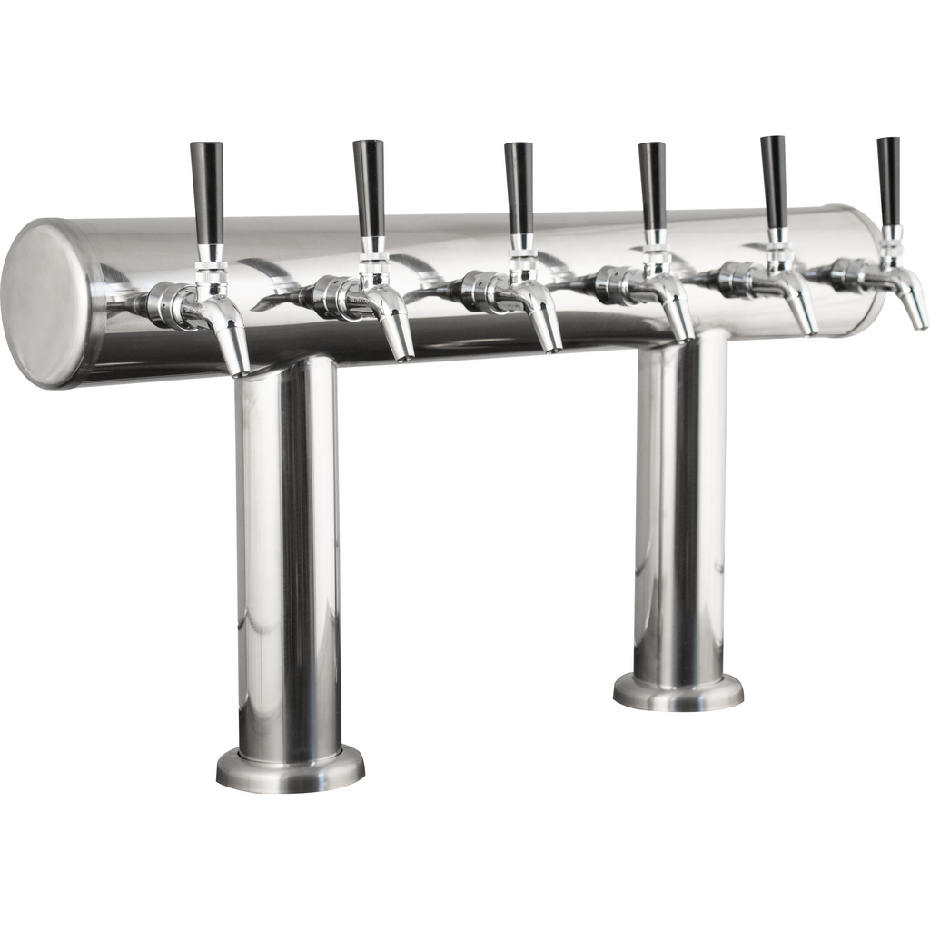 Draft Master 2 Tadpole Rack Double T Bar Draft Tower - 6 Tap - KOMOS® – KomosDraft