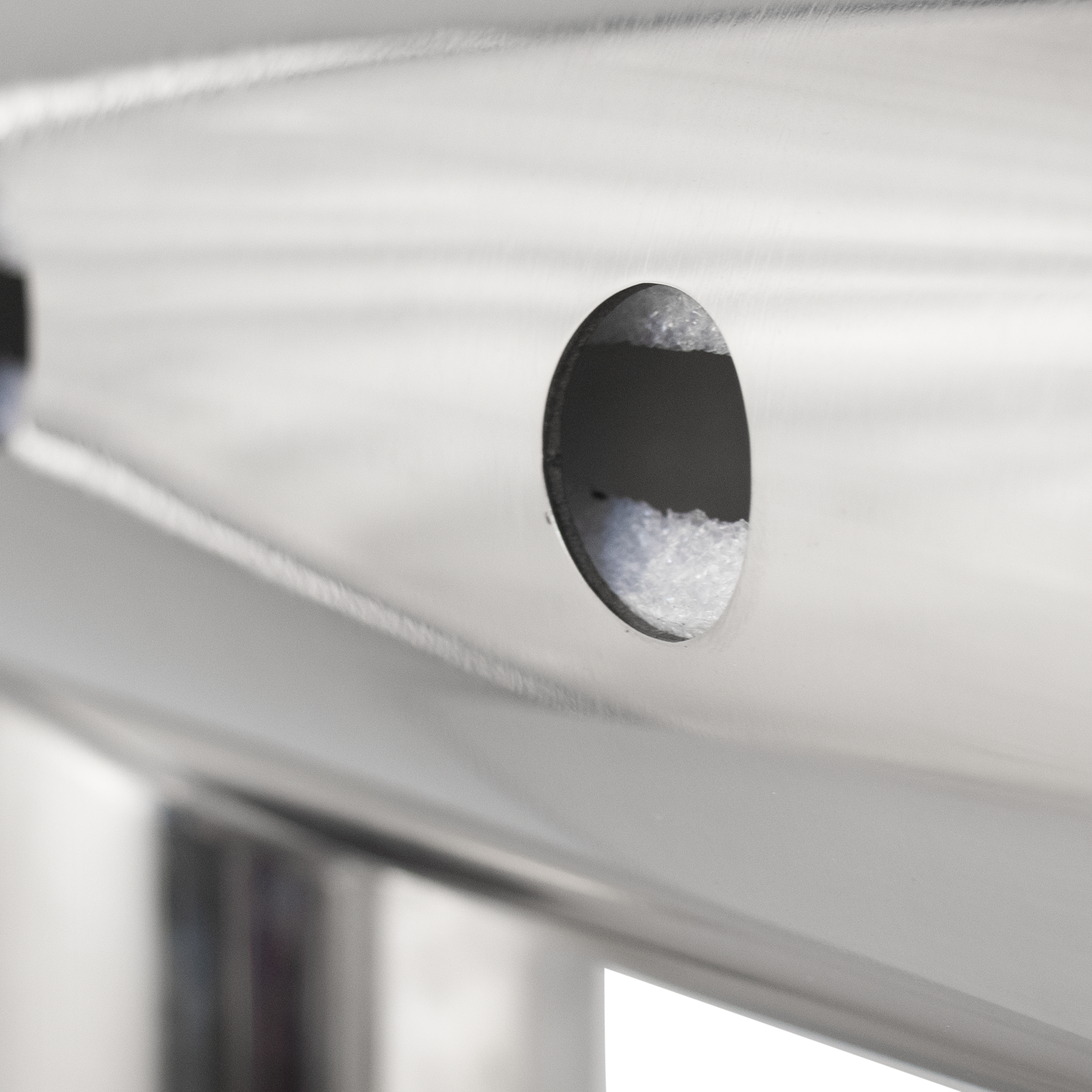 Komos Double T Bar Draft Tower - Brushed Stainless - 6 Tap