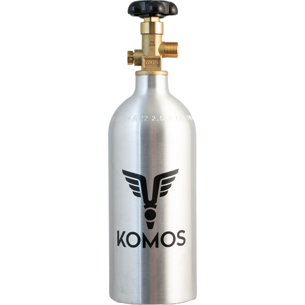 2.5 lb Aluminum CO2 Tank - KOMOS