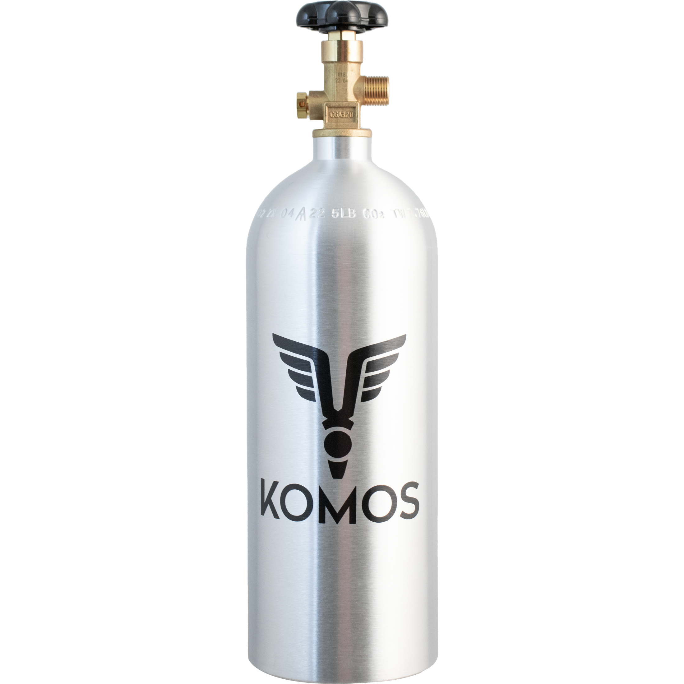 5 lb Aluminum CO2 Tank - KOMOS