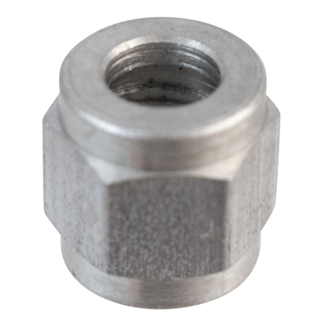 Komos - Flare Fitting - Stainless 1/4 in. Swivel Nut for 1/4 in. Barb - Pack of 4