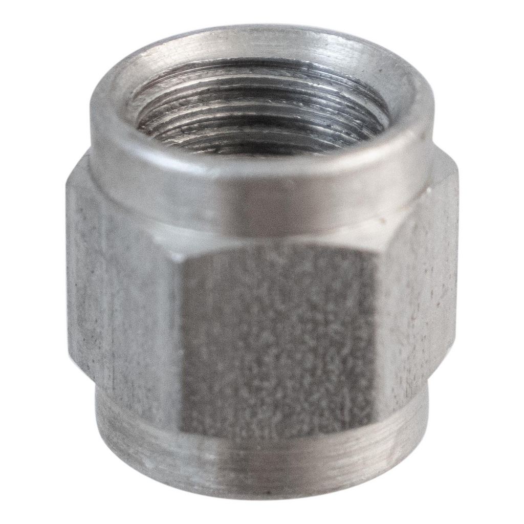 Komos - Flare Fitting - Stainless 1/4 in. Swivel Nut for 1/4 in. Barb - Pack of 4