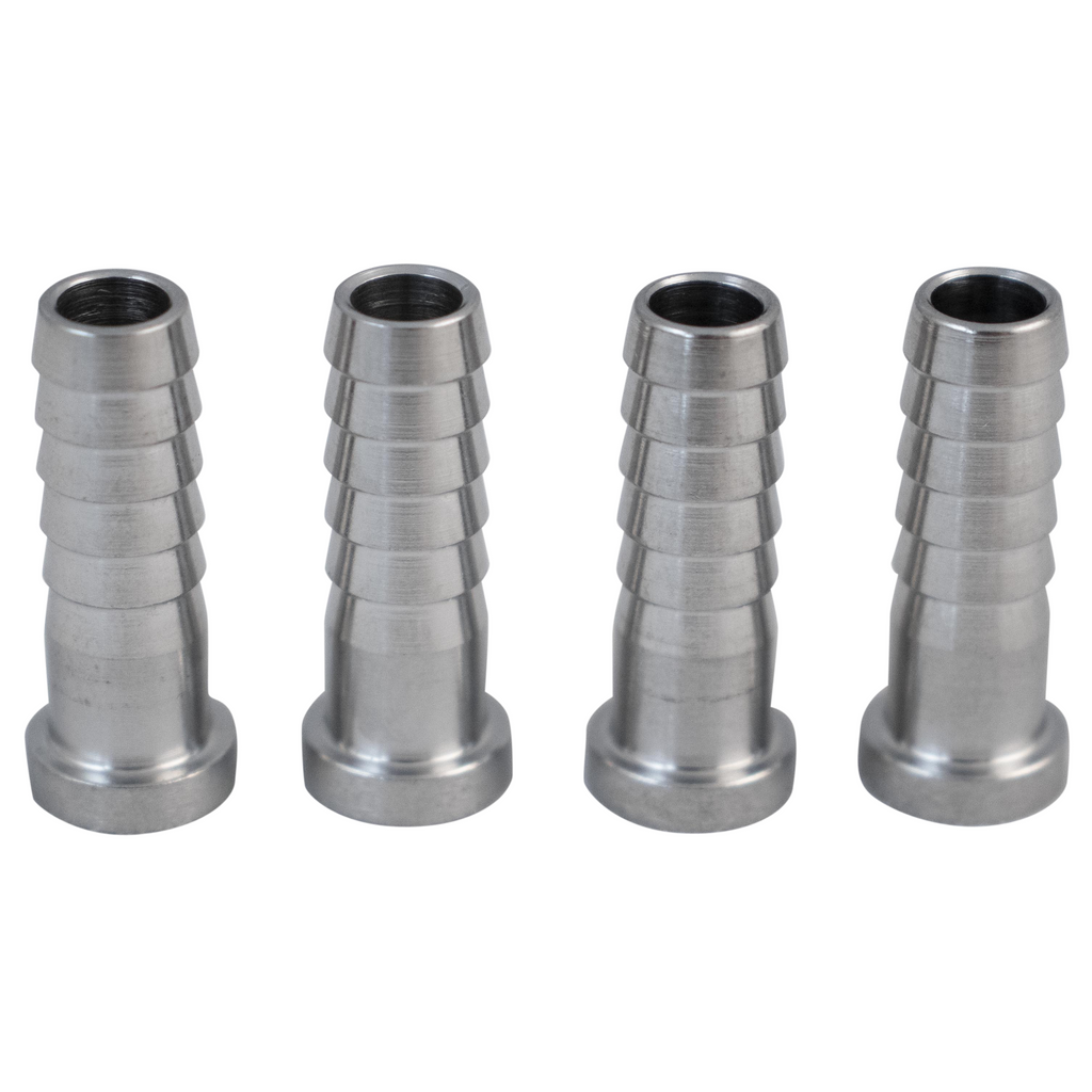 Komos - Flare Fitting - Stainless 1/4 in. Barb - Pack of 4