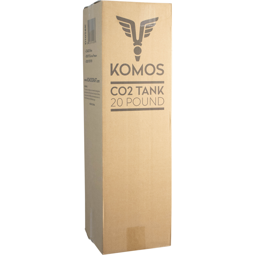 20 lb Aluminum CO2 Tank - KOMOS