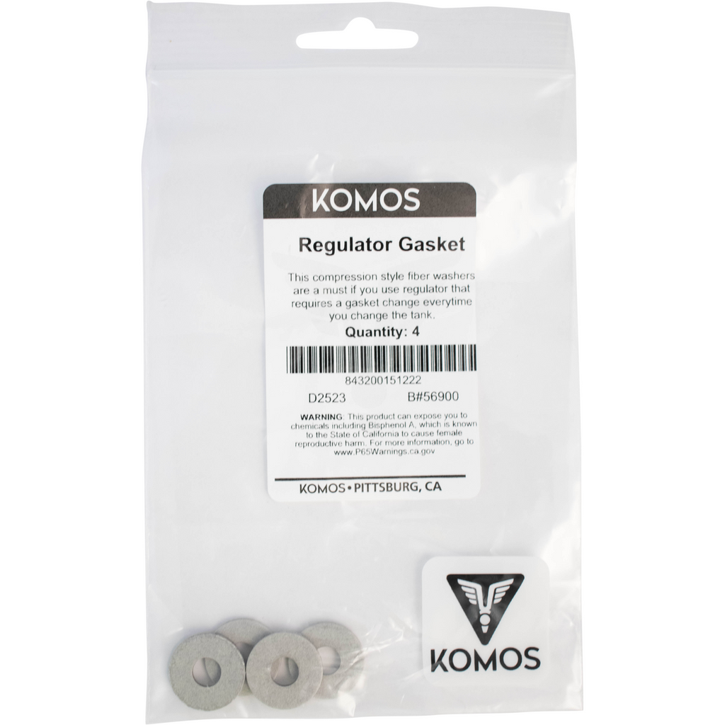 Komos - Regulator Gasket - Pack of 4