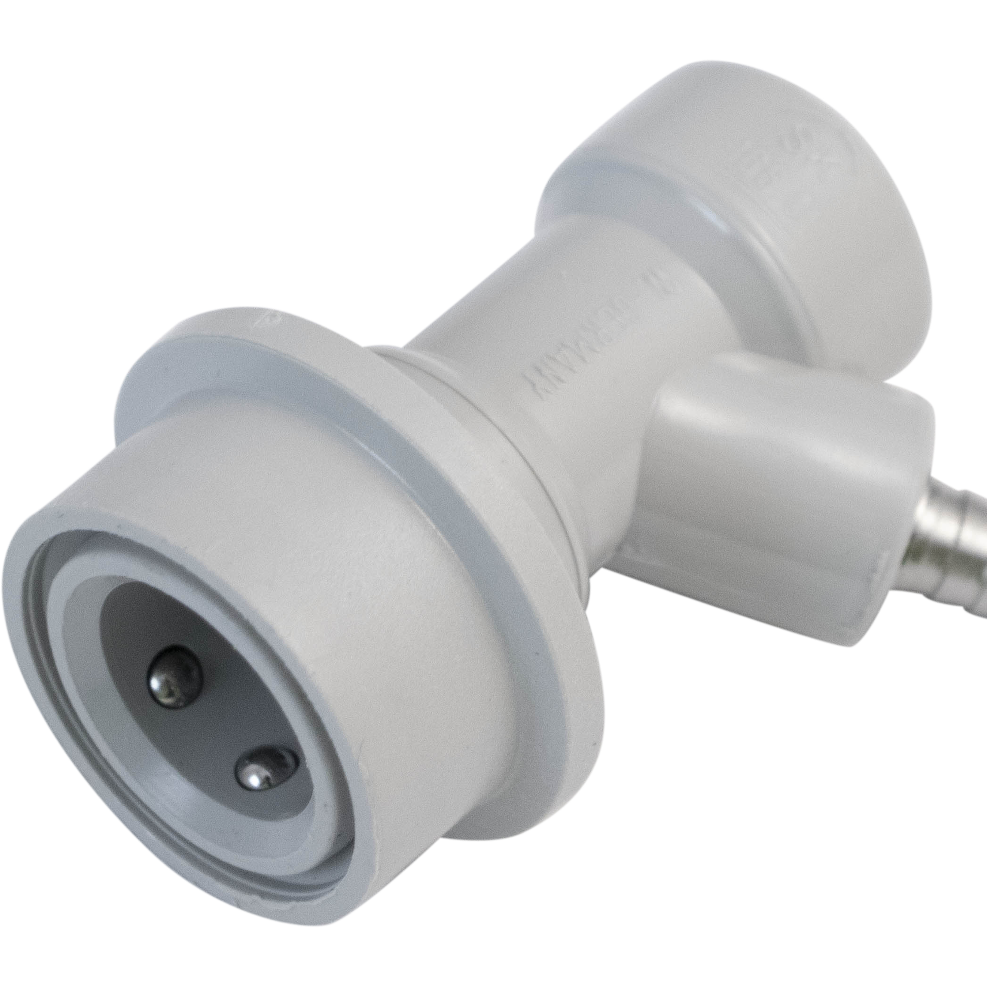 Komos - Ball Lock Quick Disconnect (QD) - Gas In (GRAY) - CM Becker - Barb