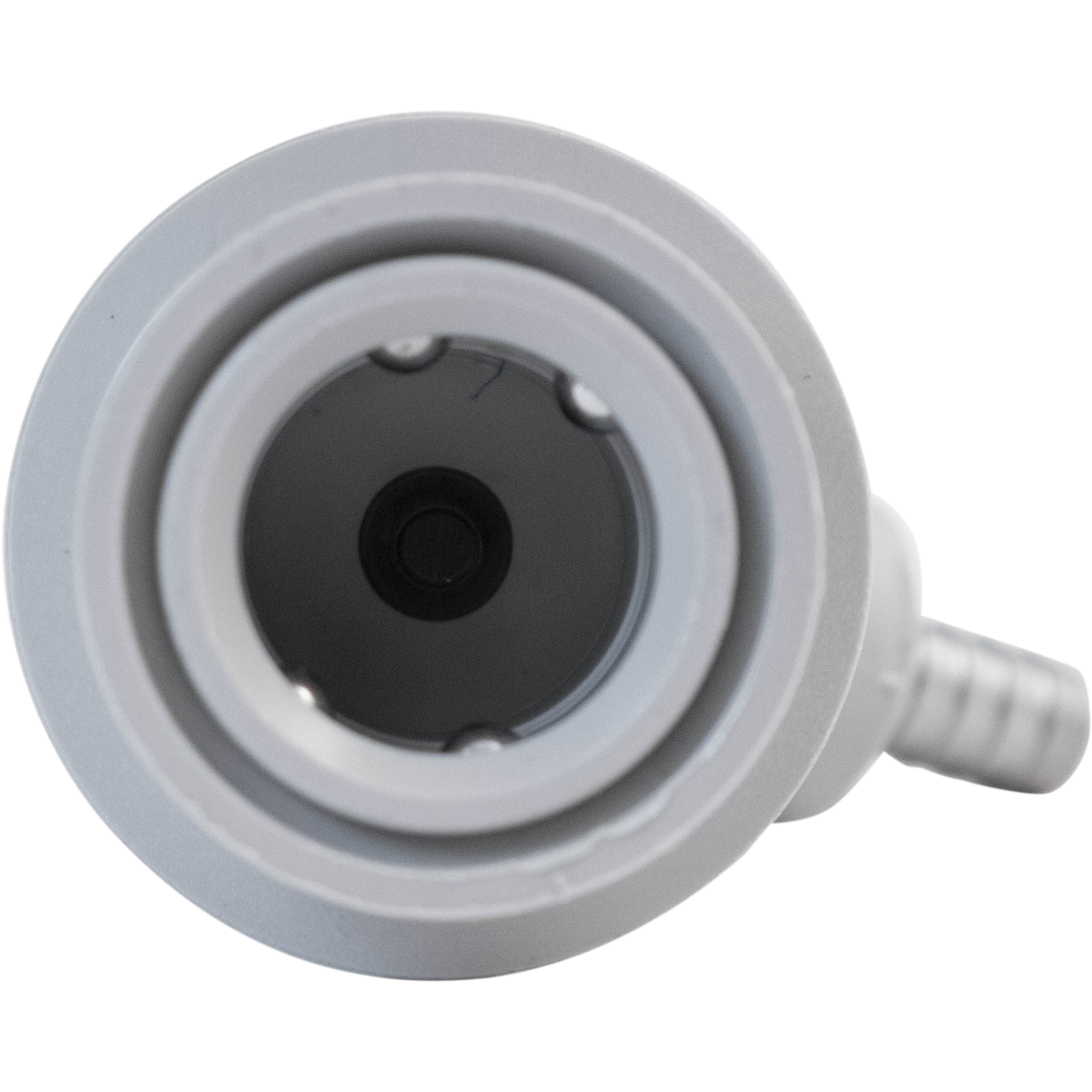 Komos - Ball Lock Quick Disconnect (QD) - Gas In (GRAY) - CM Becker - Barb