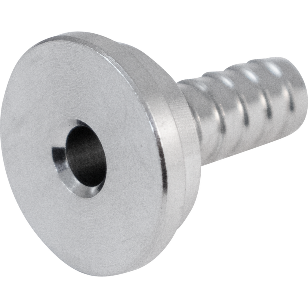 Komos - Stainless 1/4 in. Tailpiece, Hex Nut and Gasket