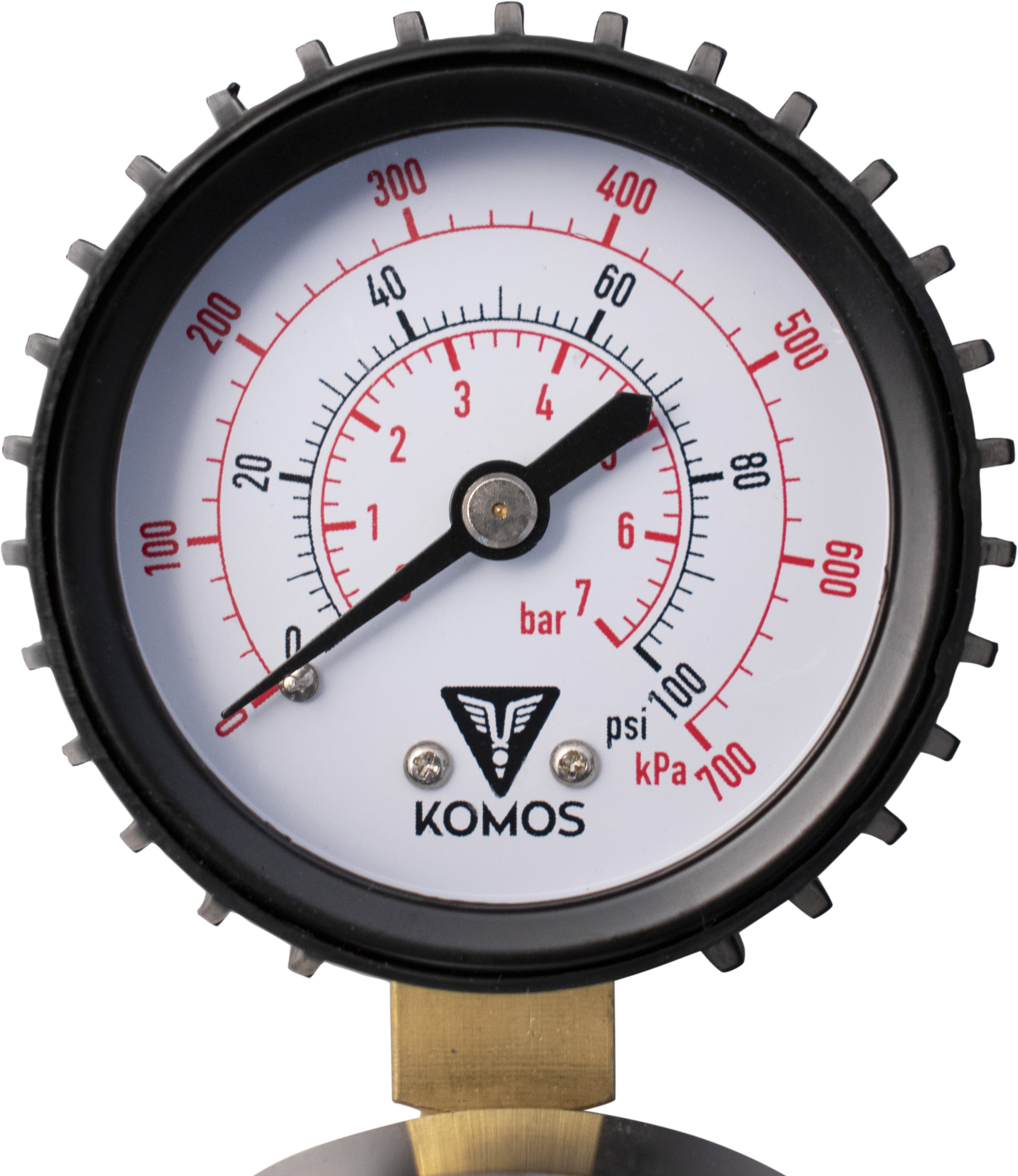 KOMOS Premium Dual Gauge CO2 Regulator - 60 psi