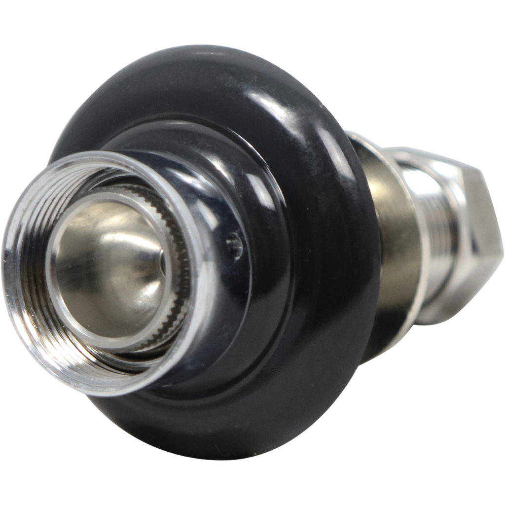 Komos - Beer Faucet Shank - 3-1/8 in. Stainless with Nut & Nipple