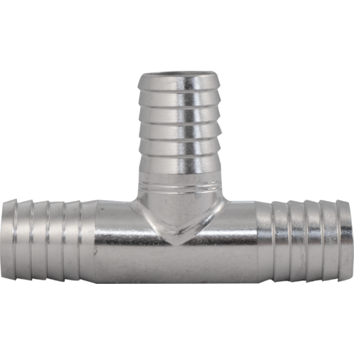 Komos - Stainless Tee - 10 mm (3/8 in.) Barb