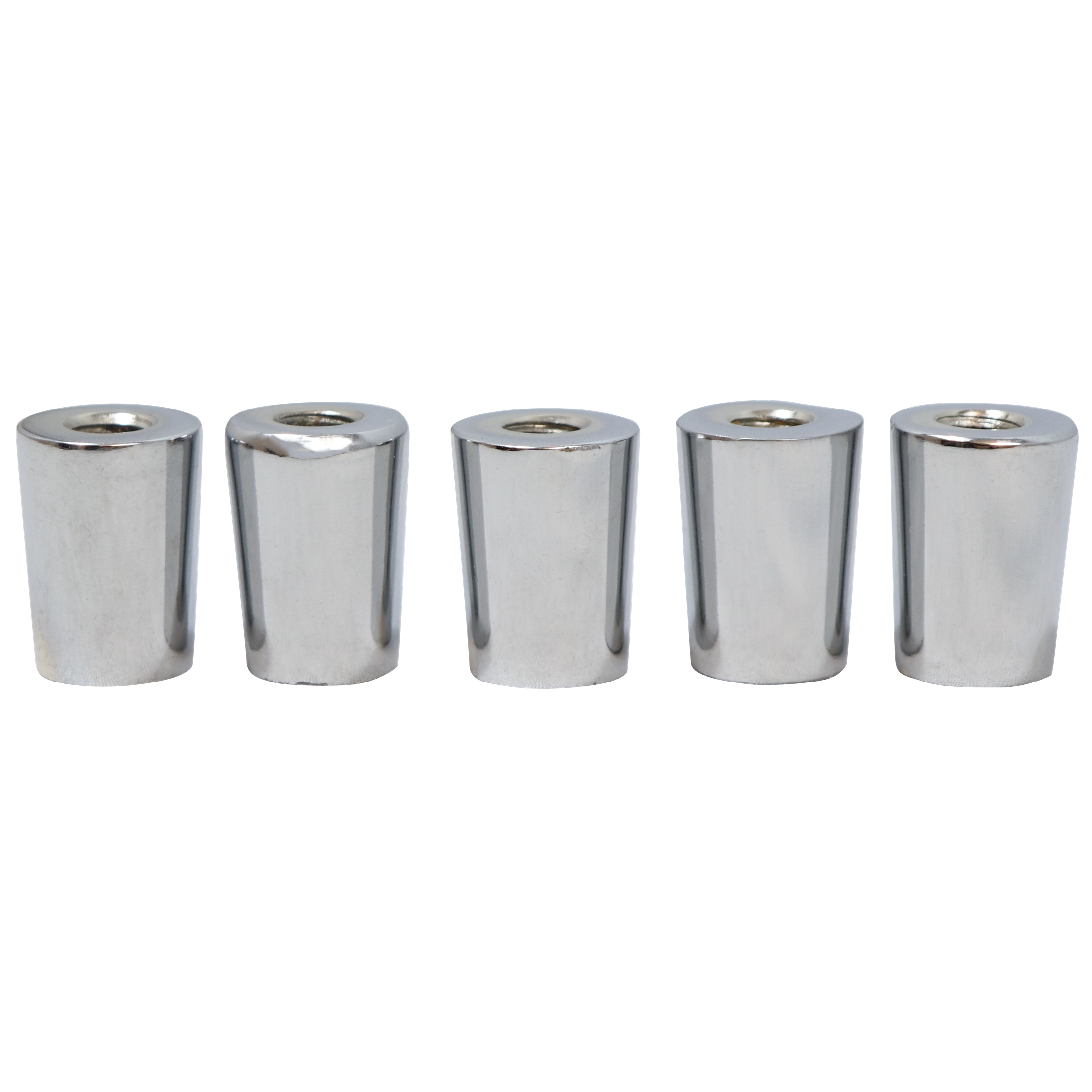 Komos - Chrome Beer Faucet Tap Ferrule - Pack of 5