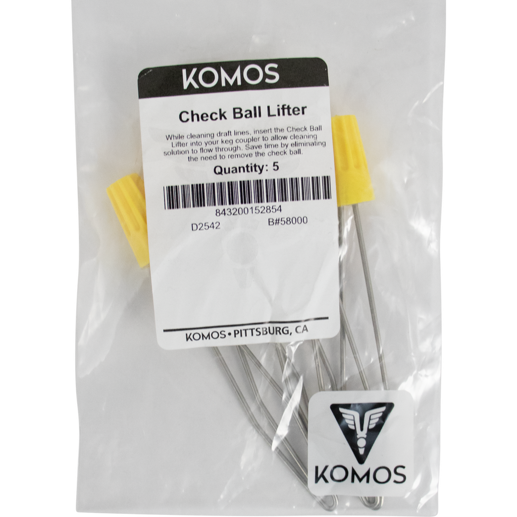 Komos - Keg Coupler Check Ball Lifter - Pack of 5