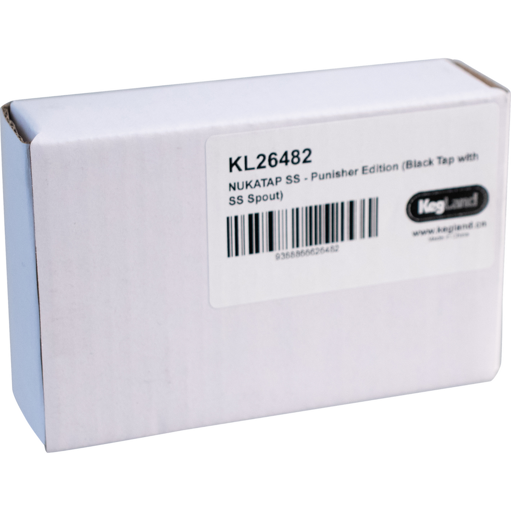 Nukatap Punisher Edition Stainless Steel Faucet (Matte Black / SS Spout)