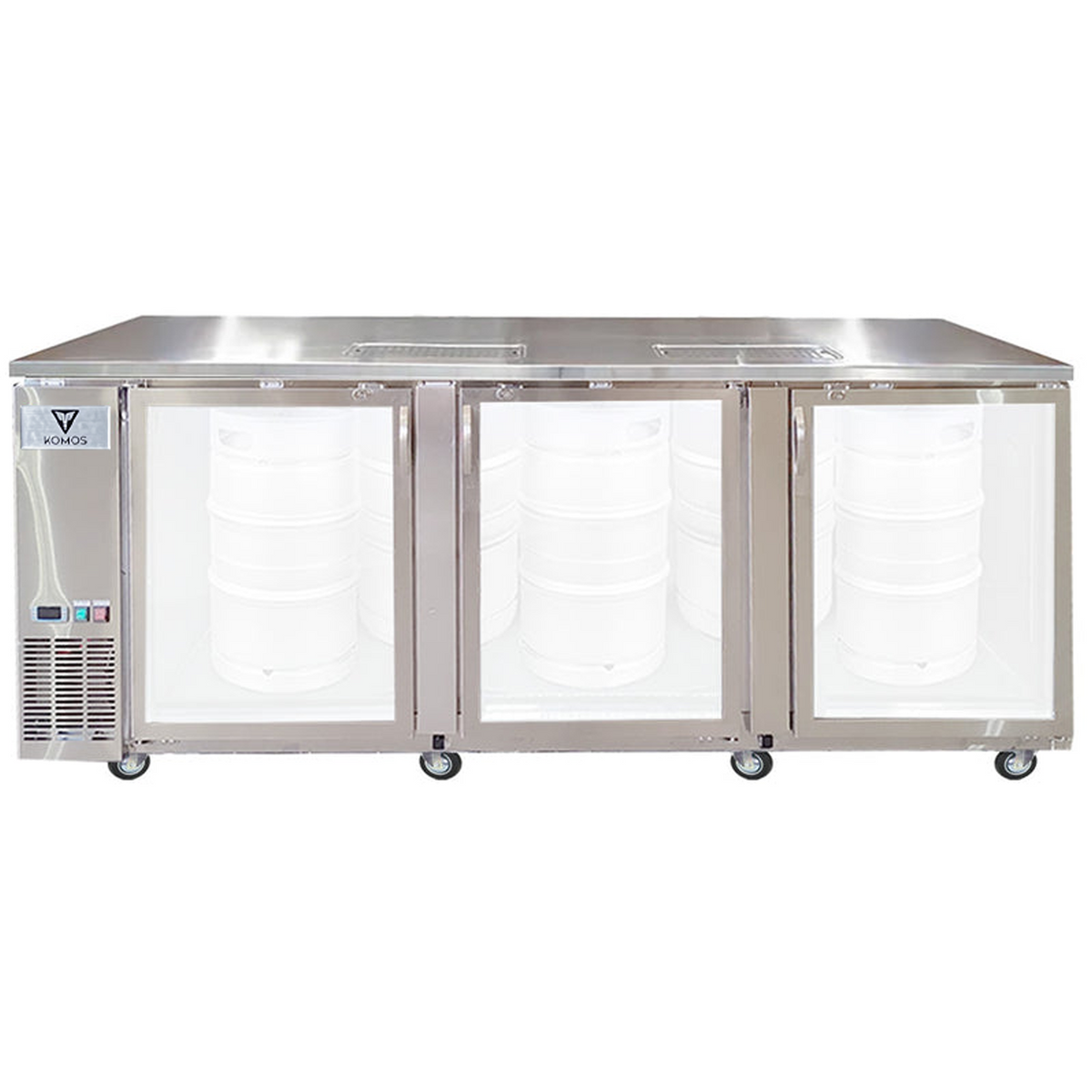 KOMOS® Stainless Steel Jockey Box (4 Tap) | Front Entry – KomosDraft